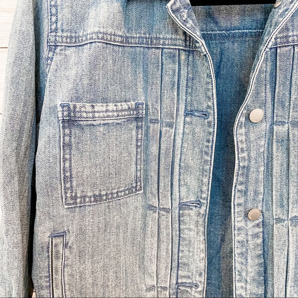 Universal Thread Ribbed Denim Jacket - image 4